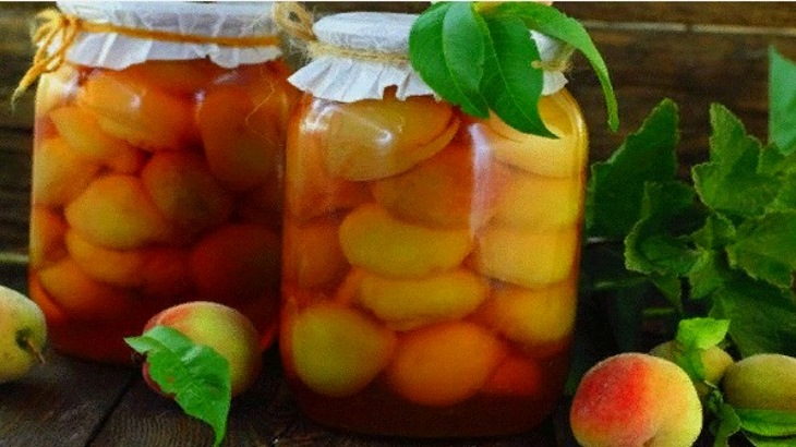 рецепт персиков в сиропе