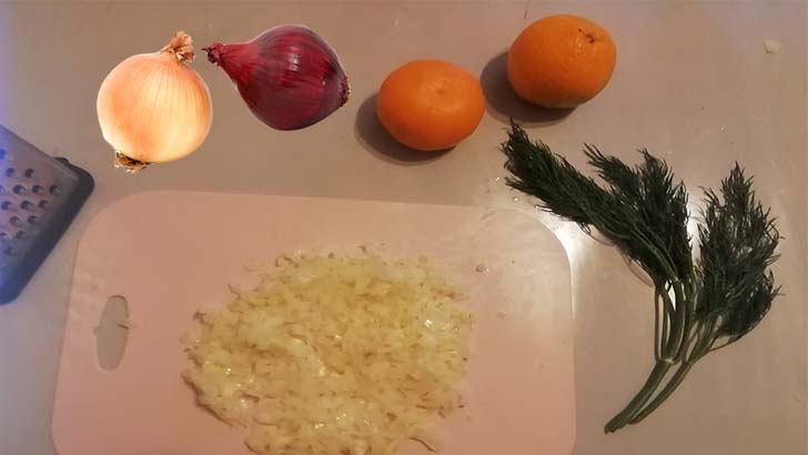  салат мимоза с луком