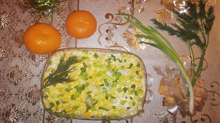 Как приготовить салат “Мимоза” с горбушей классический : рецепт пошаговый с фото